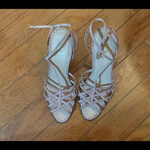 JOEY STRAPPY Ankle Strap Sandals Heels SIZE 6.5M